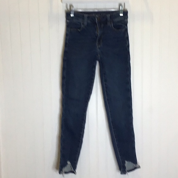 American Eagle | 🦅 Hi-Rise Jegging Distressed Size 2 Regular - Picture 4 of 15